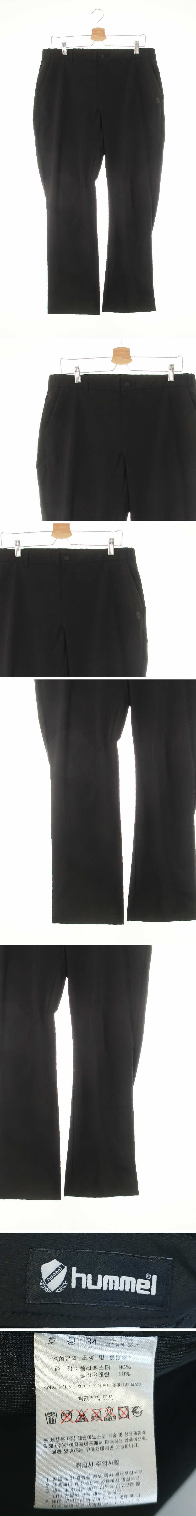 hummel 블랙 라이트스포츠슬랙스