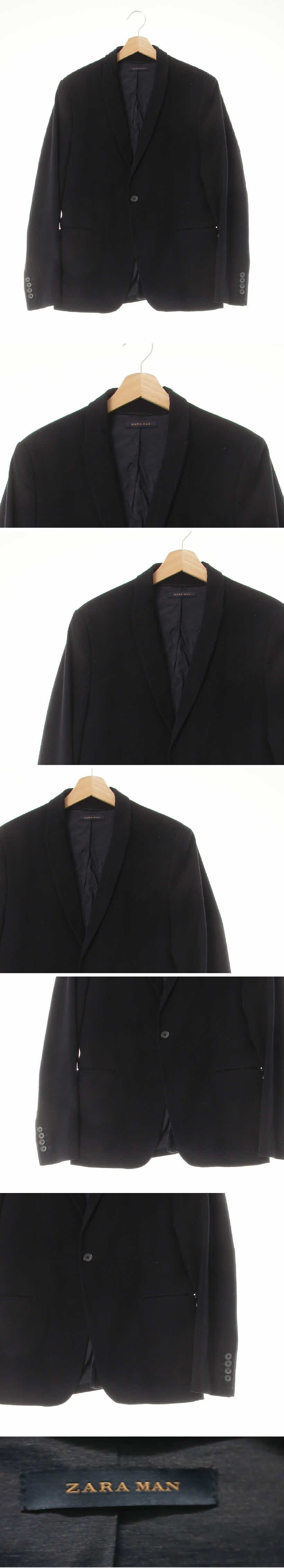 자라맨 웜싱글버튼블레이저 자라맨 다크네이비 웜싱글버튼블레이저