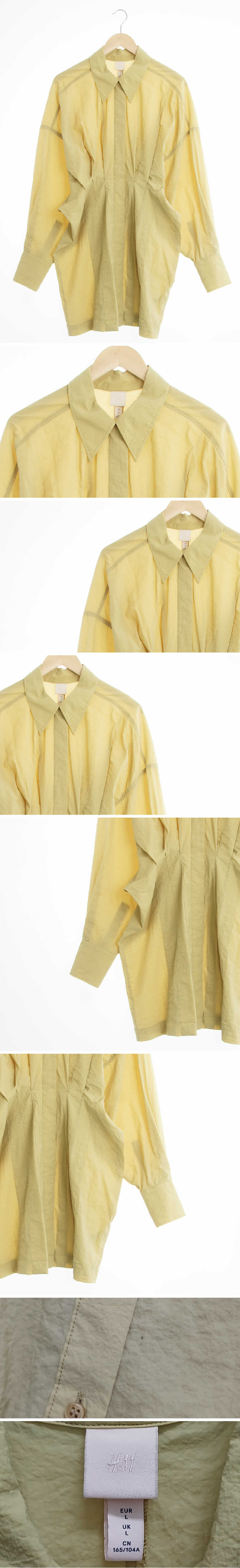 h&m 엣지카라루즈핏셔츠원피스 h&m 윈터페얼그린 엣지카라루즈핏셔츠원피스