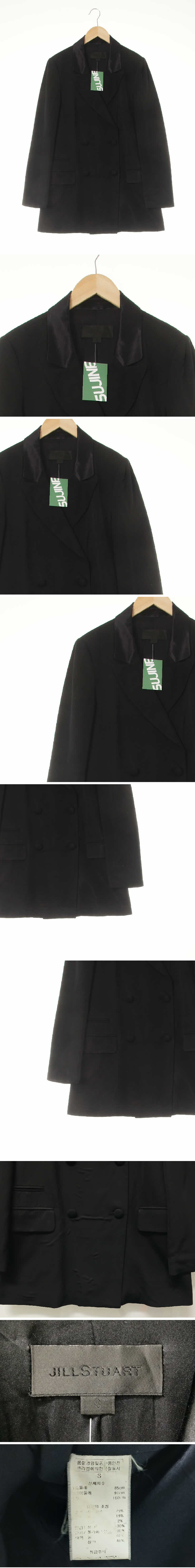 질스튜어트 블랙 루즈핏테일러드더블블레이저