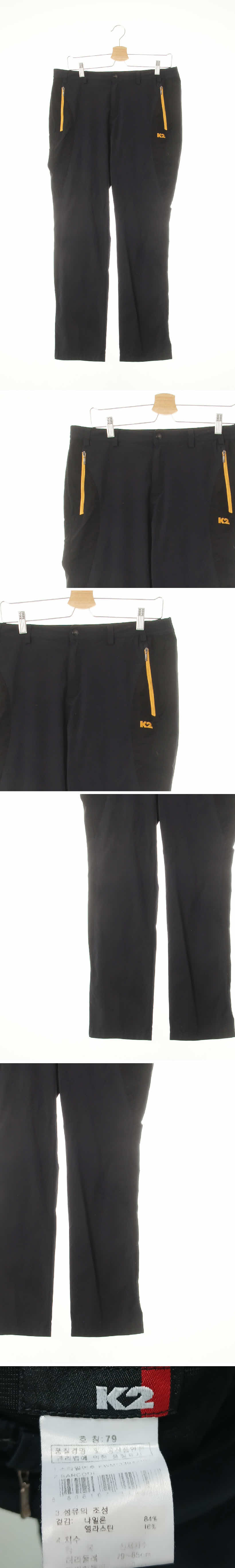 k2 블랙 포인트지퍼라이트등산팬츠