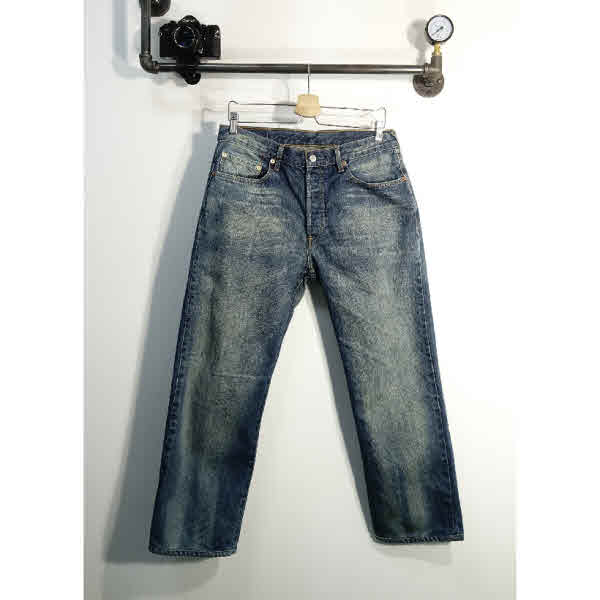 리바이스 중청 데님 스트레이트진