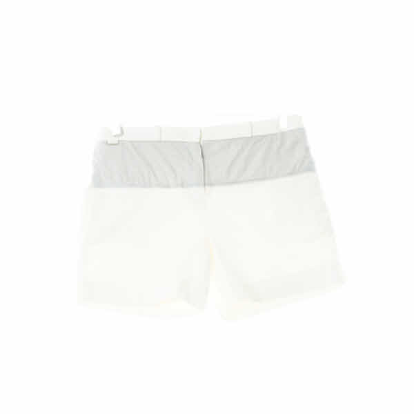 라코스테 아이보리 투톤 면혼방 반바지 