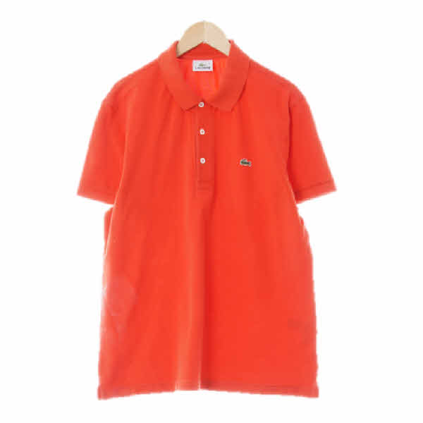 라코스테 오렌지 면혼방 반팔카라티 