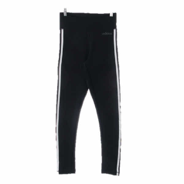 아디다스 블랙 클리마라이트 와이드밴딩삼선레깅스 