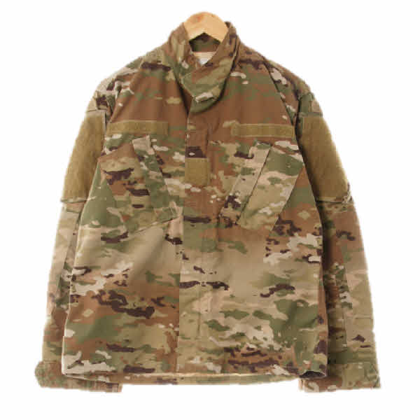 USArmy 라이트카키믹스 카모 면혼방 숏군복상의