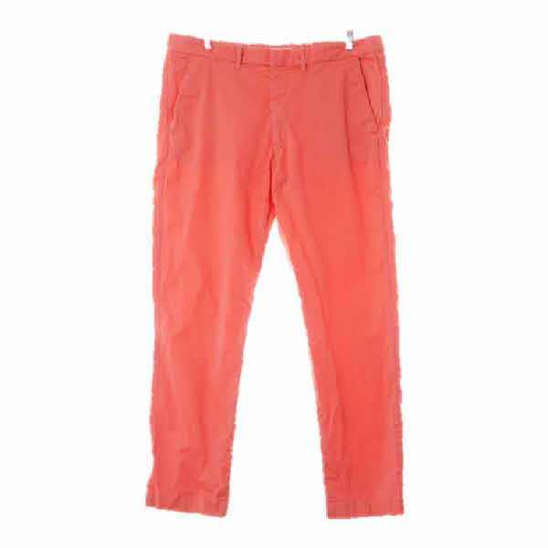 h&m 다크코랄 면혼방 치노팬츠