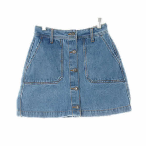 mixxo 중청 데님 빅포켓버튼워싱미니스커트