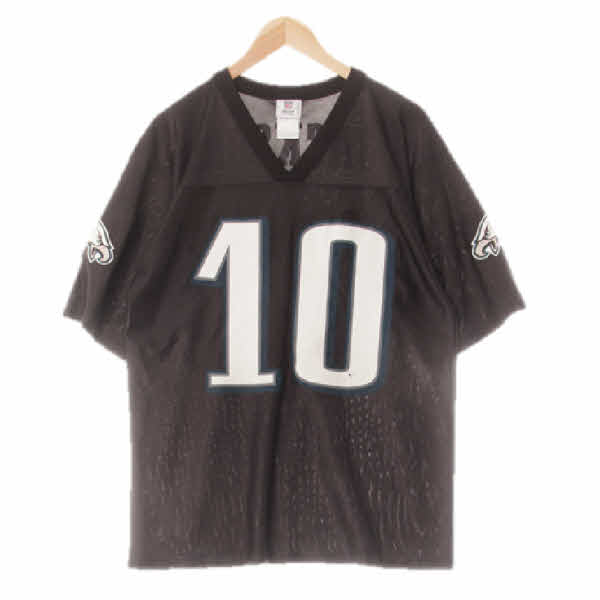 NFL 블랙 프린팅 넘버10유니폼상의