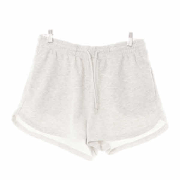 h&m 멜란지그레이 비스코스혼방 3부트임트레이닝팬츠