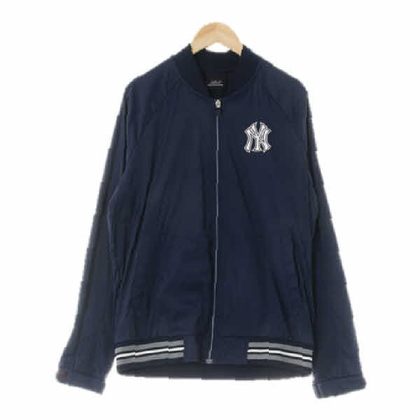 MLB 네이비 광택뉴에라야구점퍼