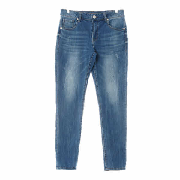 게스 중청 데님 워싱스키니진 
