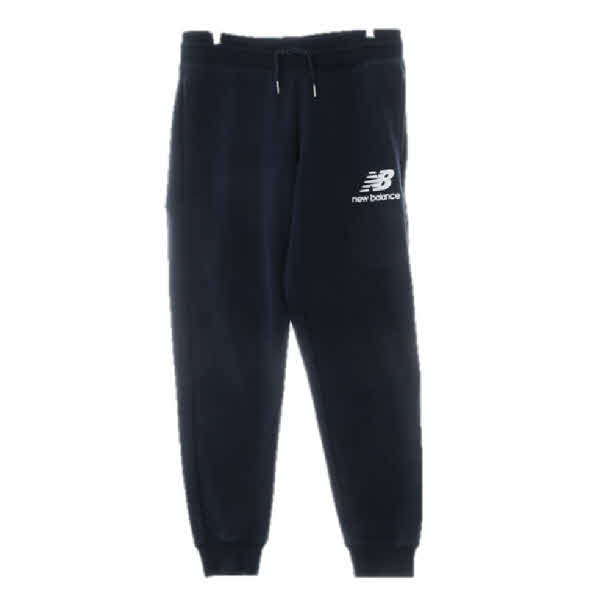 뉴발란스 네이비 면혼방 조거빅로고트레이닝팬츠