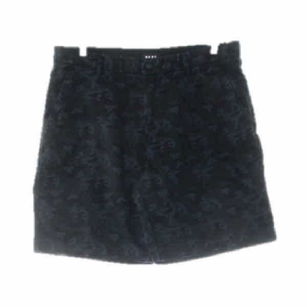dkny 페일블랙 카모 린넨혼방 하프팬츠