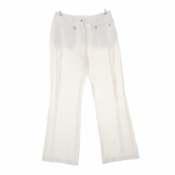 빈폴골프 화이트 부츠컷골프팬츠