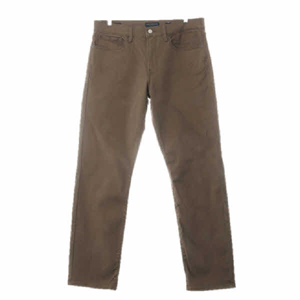 luckybrand 브라우니쉬카키 면혼방 슬림스트레이트팬츠