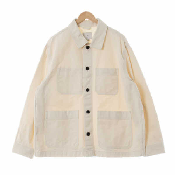 h&m 아이보리 면 아웃포켓오버핏재킷