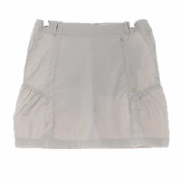munsingwear 코지라이트그레이 나일론혼방 로고러플미니스커트