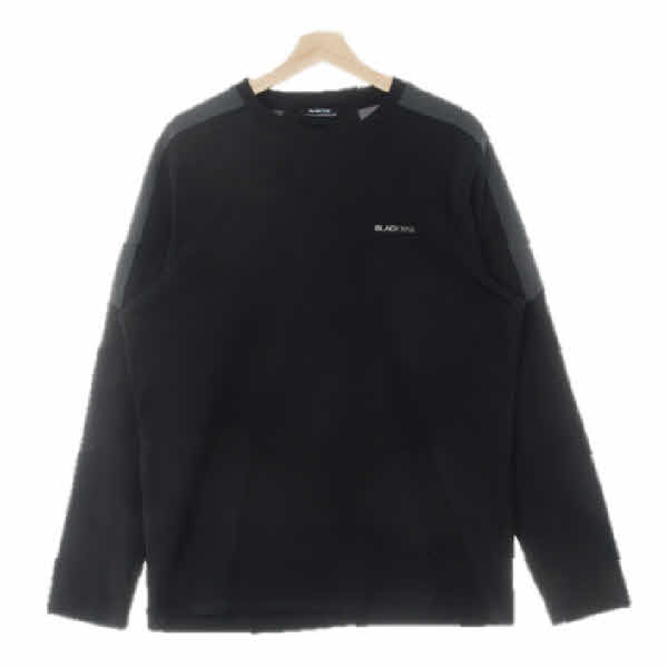 블랙야크 블랙그레이 프린팅 배색스포츠티셔츠