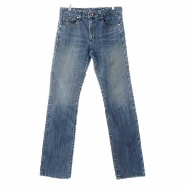 Guess 진청 데님 워시드스트레이트진