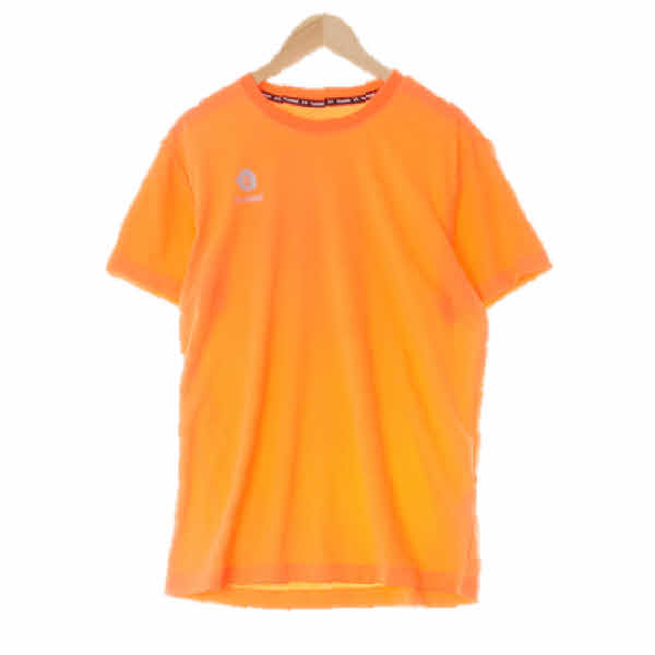 hummel 형광핫오렌지 기능성스포츠쿨반팔티