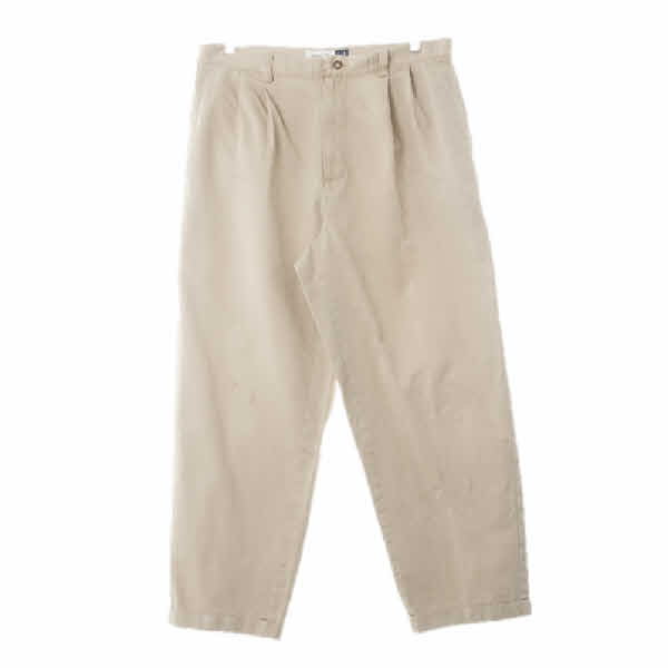 gap 베이지 면 투턱카브라치노팬츠