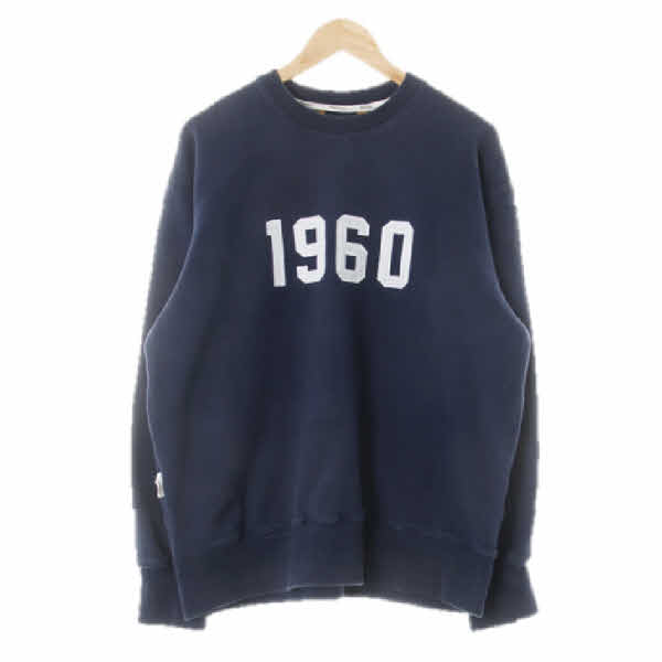 uniformbridge 네이비 면 1960루즈핏맨투맨
