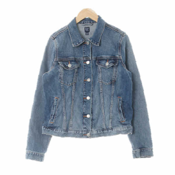 gap 중청 데님 플랩포켓워싱재킷