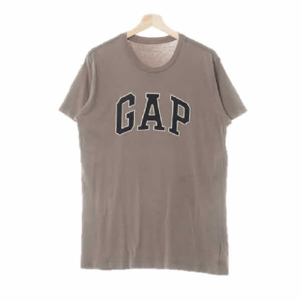 gap 브린들브라운 면 빅패치로고라운드반팔티