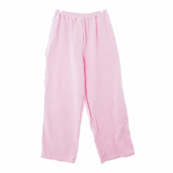 h&m 라일락쉬폰핑크 면혼방 와이드맥시팬츠 