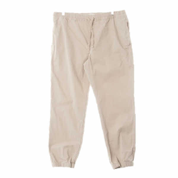h&m 베이지 면혼방 워싱조거팬츠