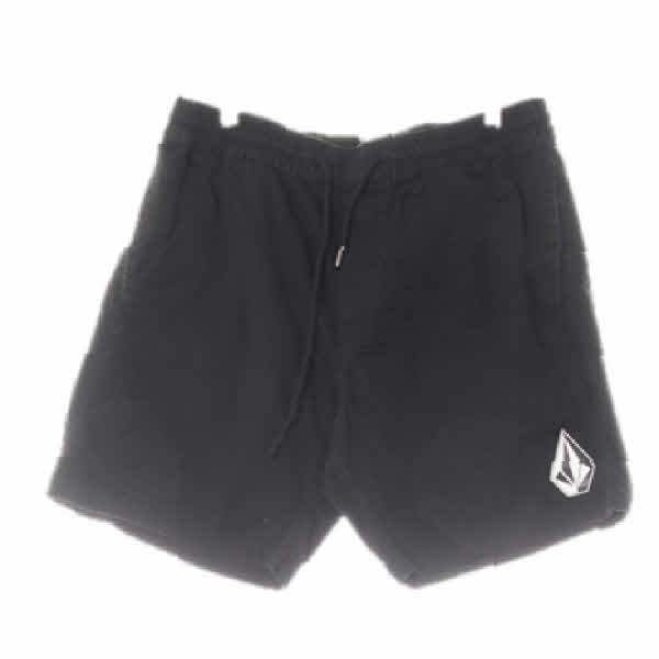volcom 블랙 면 다이아몬드로고하프트레이닝팬츠