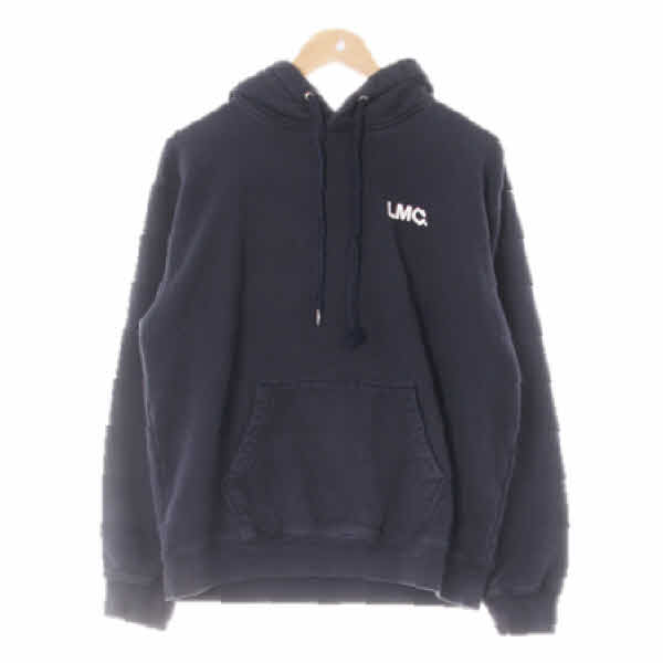 lmc 빈티지네이비 면 레귤러핏후드티