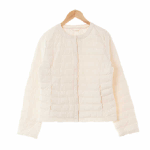 mixxo 아이보리 퀼팅슬림숏패딩점퍼