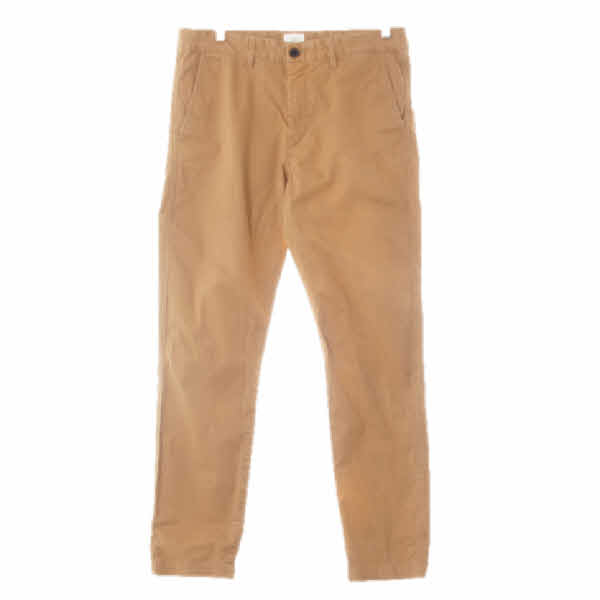 h&m 카멜카페베이지 면혼방 치노스키니핏팬츠