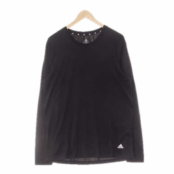 아디다스 블랙 프린팅 에어로레디 로고스포츠티셔츠
