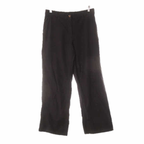 h&m 블랙 린넨혼방 와이드텐션팬츠