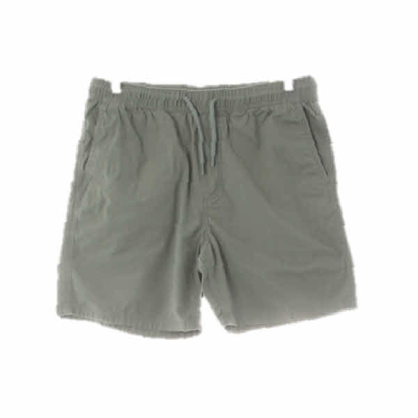 h&m 카키 면혼방 워싱밴딩반바지