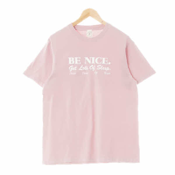 sporty&rich 애쉬핑크 면 benice반팔티