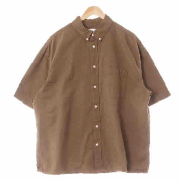h&m 데미지카키 면 오버사이즈반팔셔츠