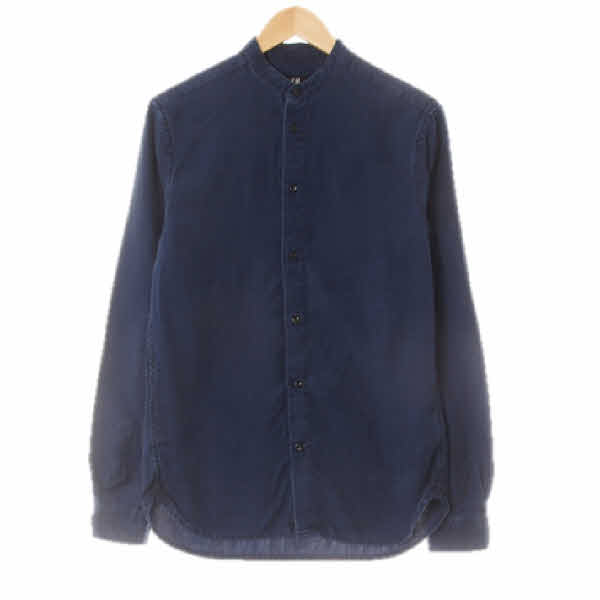 h&m 네이비 헨리넥셔츠
