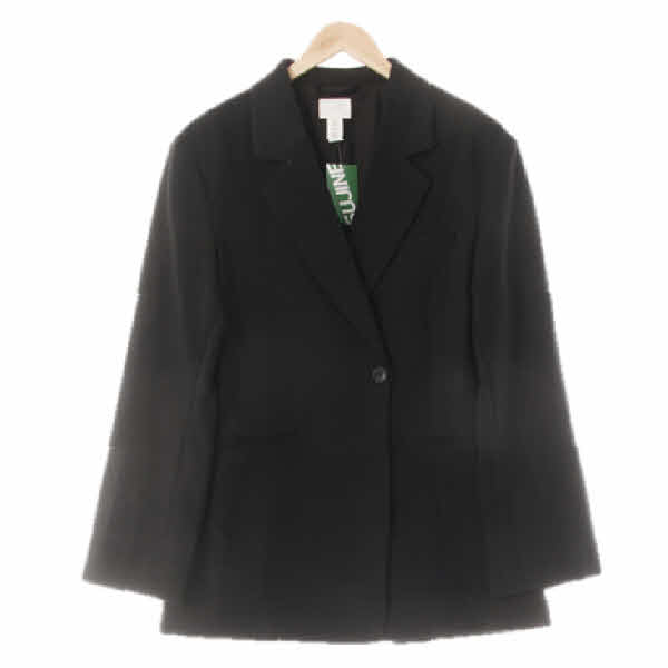 h&m 블랙 원버튼하프블레이저자켓