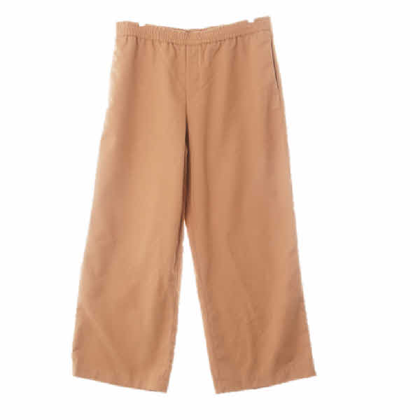 h&m 페블베이지 비스코스혼방 와이드심플팬츠