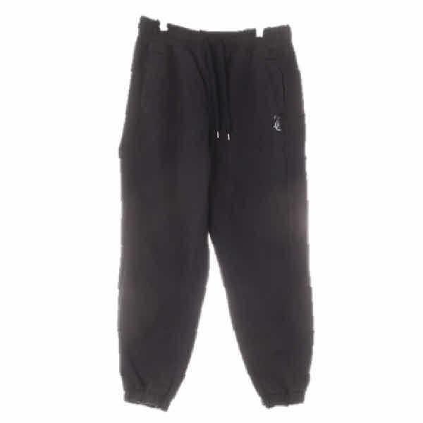 juicpcouture 블랙 면혼방 글리터로고조거팬츠