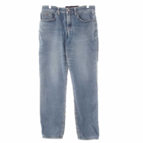 Guess 중청 데님 워시드로고버튼진