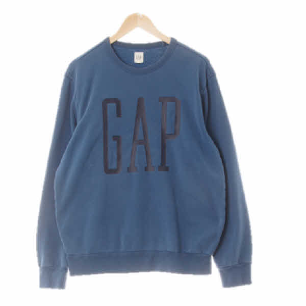 gap 블루미라지 프린팅 면혼방 클래식빅로고스웨트셔츠