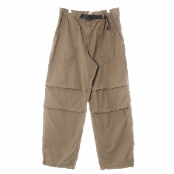 h&m 빈티지카키 면혼방 절개포켓밴딩카고팬츠