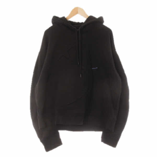 h&m 블랙 면 엠보오버핏후드티