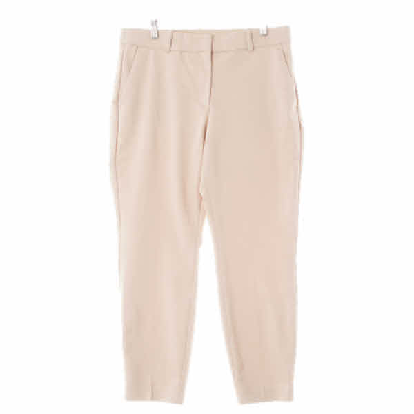 h&m 샌드베이지 면혼방 슬랙스