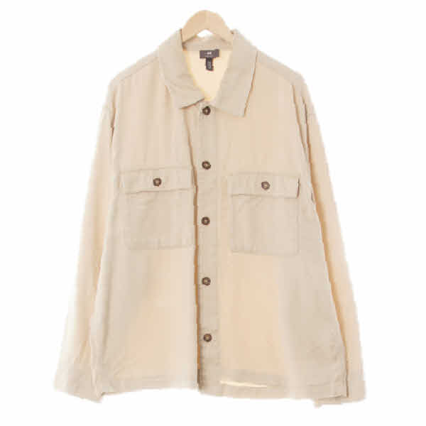 h&m 샌드달러베이지 플랩포켓셔츠형자켓